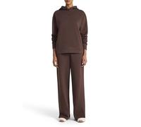 Reebok Women's Swift Hoodie Set, Standard Fit, Midweight Cotton-Poly Fabric, Bracken/Alabaster, XXL