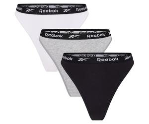 Reebok Womens Thong Lotty Briefs Cotton
