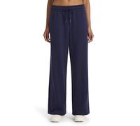 Reebok Women's Tonal Wide Leg Sweatpant, Standard Fit, 30” Inseam, Midweight Cotton-Poly Fabric Track Pants, Vector Navy, M