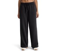 Reebok Women's Tonal Wide Leg Sweatpant, Standard Fit, 30” Inseam, Midweight Cotton-Poly Fabric, Black, M
