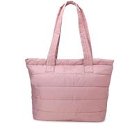 Reebok Womens Tote Bag - Lightweight Carry On Quilted Puffer Tote Bag for Travel, Work, Travel and Everyday Use, Beatrice Smoky Rose, One Size