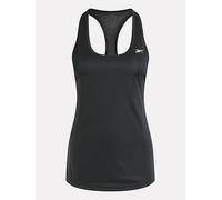 Reebok Womens Training Id Train Mesh Back Tank - Black, Black, Size S, Women Black