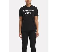 Reebok Womens Training Identity Big Logo T-Shirt - Black, Black, Size L, Women Black