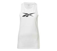 Reebok Women's Vector Graphic Tank, White, XS