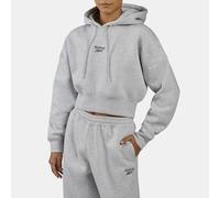 Reebok Wardrobe Essentials Cropped Hoodie Silver