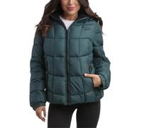 Reebok Women's Winter Jacket - Heavyweight Quilted Puffer Parka Coat - Sherpa Lined Ski Jacket for Women (S-XL), Thyme, S