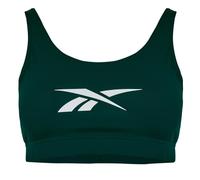 Reebok Women's Workout Ready Big Logo Sports Bra, Forest Green, S UK
