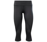 Reebok Women's WOR Mesh Black Capri Leggings | Size: Small Reebok Black S