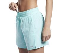 Reebok Womens Workout Ready Run Athletic Shorts - Mint Green