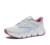 Reebok Zig Dymanica 5 Running Shoes for Women Sneakers, Moon/White/Dusty Rose, 3.5 UK