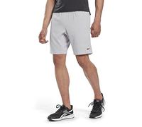 Reebok Mens Workout Ready Woven Shorts, Pure Grey 3, L EU