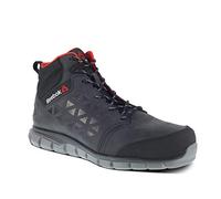 Reebok Work IB1037S3 41 Excel Lightweight Aluminum Men's Toe S3 Safety Boots, Size 41, Black