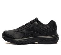 Reebok Womenss Work N Cushion 4.0 Walking Trainers in Black Leather - Size UK 4.5