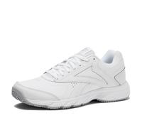 Reebok Work N Cushion 4.0 Women's Slip Resistant Work Shoe, White Lace, 41 EU Ancho