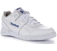 Reebok Workout Plus Full Grain Leather Retro Classic Shoe White Womens UK 6