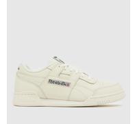 Reebok Workout Plus Trainers in White UK 3 (EU 34½)