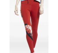 Reebok Workout Ready MYT AOP printed tights leggings - Red XS-S-M-XL