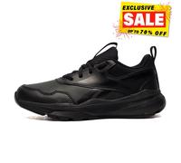 Reebok XT Sprinter Junior Trainers Kids Boys Black Leather School Shoes