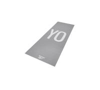 Reebok Yo Ga Double Sided 4mm Yoga Mat in Grey Reebok Grey