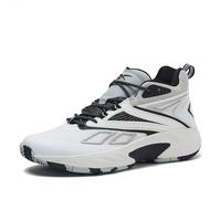 Reebok Zone Breaker High Top Trainers for Men Basketball Shoes, White, jet black, grey, 8.5 UK