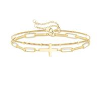 REEBOOOR Christian Cross Bracelet Religious Gift for Her Bible Verse God is Within Her She Will Not Fall Inspirational Bracelets, L, Zinc, cubic-zirconia