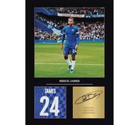 Reece James Gift Signed A4 Print Display Unframed Chelsea Gifts For Boys Digitally Reproduced Signature Chelsea FC Gifts CFC (Unframed)