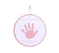Reece Studio Baby Everyday Pink Clay Tin Kit, Newborn Handprint Or Footprint Makers, Baby Girl Handprint Impression Keepsake, Pink Clay