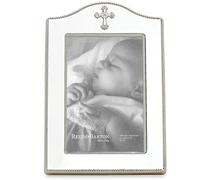 Reed & Barton Abbey Cross Silverplate 4" X 6" Frame, Silver-plated, Metallic, 1.05 LB