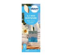 Reed & Bead Diffuser 2-in-1 Fresh Linen Comfort 30ml Airpure Home Fragrance
