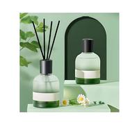 Reed Diffuser, 120ml(4fl oz) Glass Long-Lasting Home Fragrance Diffuser for Bedroom Bathroom Office Decor with 5 Reeds, Spa Relaxtion Air Freshener, Aromatherapy House Warming Gift(Jasmin)