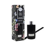 Reed Diffuser 500ml Baltus Sences Ribbed Black Leather & Oud Scent Air Freshener