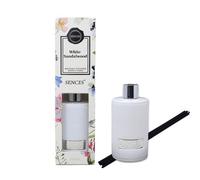 Reed Diffuser 500Ml Baltus Sences Ribbed White Sandalwood Scents Air Freshener