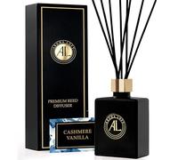 Reed Diffuser-Cashmere Vanilla Reed Diffusers for Home-5 oz.Oil Diffuser Sticks - Bathroom Diffuser Set-Scent Diffusers for Home- Oil Diffuser Reeds,-Scent Sticks in Oil-Office Smell Good Stuff