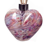 Reed Diffuser Heart- White, Pink, Violet Crackled