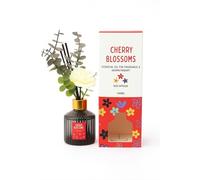 Reed Diffuser Oil Cherry Blossom - Aromatherapy Home Fragrance with 4 Fiber Sticks | Fresh Floral Cherry Blossom Aroma for Bedroom, Bathroom, Kitchen, Living Room & Office