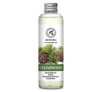 Reed Diffuser Refill Cedarwood 200ml - Essential Oil Diffuser - Home Fragrance Diffuser - Air Freshener - Long Lasting Home Fragrance - Aromatherapy - Air Diffuser - Fresh and Intensive Fragrance