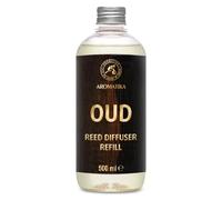 Reed Diffuser Refill Oud 500ml - Scented Diffuser Refill - Home Fragrance - Air Freshener - Aromatherapy - Intense and Long lasting Scent - Home - Office - Club - Boutique