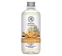 Reed Diffuser Refill Vanilla Cream 500ml - Calming & Long Lasting Home Fragrance - Air Diffuser - Floral & Exotic Scent - Aromatherapy - Home Decor - Air Freshener - Natural Fragrance