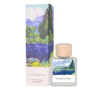 Reed Diffuser Set, 100ml(3.38 fl oz) Scented Diffuser with 5 Stick, Natural Essential Oil Reed Diffusers for Home Bathroom Office Shelf Air Freshener, Beautiful Home Décor Gift (Bamboo Stream)