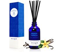Reed Diffuser Set with Sticks 3.7 Oz, Vanilla, Coconut & Milk Scented Fragrance Oil Diffuser for Home Bedroom & Kitchen, Long-Lasting Room Air Freshener, Mind & Body Aromatherapy, Gift Idea