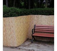 Reed Fence Roller Blind - Outdoor Bamboo Dustproof Fencing for Backyard Patio & Garden (120cm x 1000cm / 3.9ft x 33ft) - Customizable & Durable