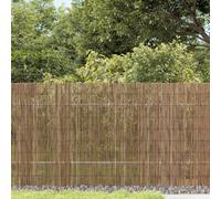 Reed Garden Fence Brown 600x80 cm Natural Privacy Screen Patio Outdoor Panel 6m