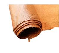 REED Leather Hides - Cow Skins Various Colors & Sizes (12 X 24 Inches 2 Square Foot, Orange)