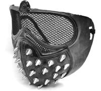 Reed Motorcycle Mask Studded Horror 3D Face The Leader Anime Halloween Party Plastic Mask for Party Night Men