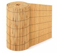 Reed Screening 9-10mm Thick Natural Reed Fence Screening Roll Garden Privacy Screen Bamboo Reed Fencing Panel for Fence Cover Balcony Patio Garden Privacy Outdoor Decor (1m)