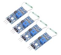 Reed Switch, 4 Pack Normally Open Magnetic Sensor DIY Kit for Electronics Projects, Home Automation Security Systems and Hobbyist Engineering
