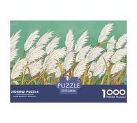 Reed Wooden Jigsaw Puzzle Waterproof 1000 Piece Puzzles for Adults Impossible Challenging Games