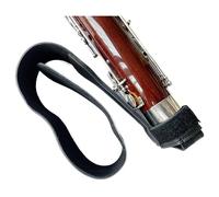 REED123 Bassoon Leather Seat Strap, The Body Without Load, Easier to Play, Black, Default