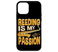 Reeding Is My Passion Saxophone Saxophonist Case for iPhone 12 mini