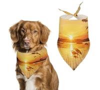 Reeds by The River Dog Bandanas for Feeding Grooming, Triangle Pet Bibs Washable Pets Scarf for Cats & Dogs